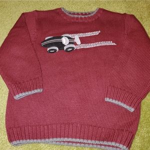 Racecar sweater NWOT